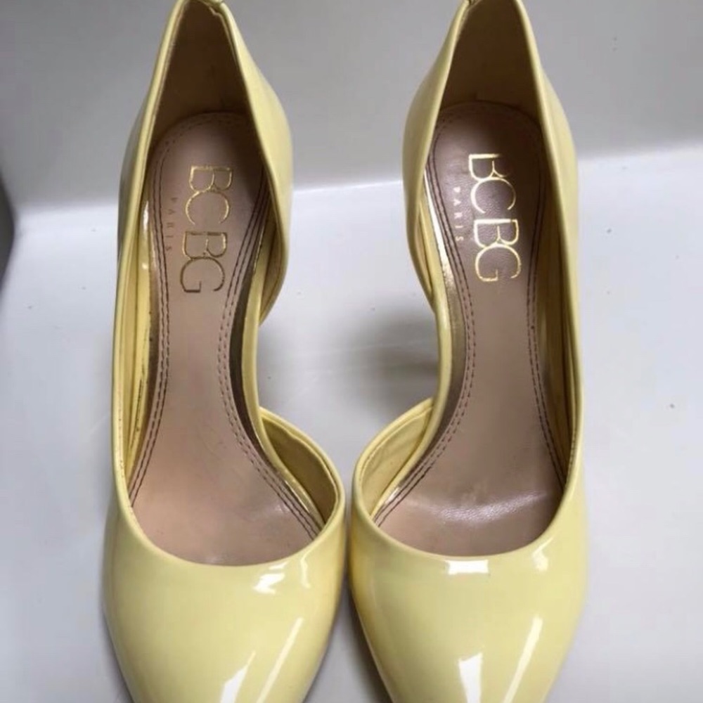 BCBG Yellow Heels